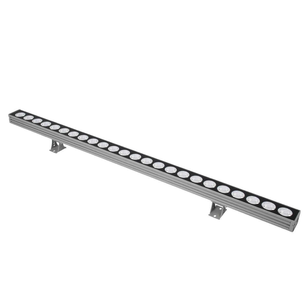 GloboStar® WASHER-JAVIA 90556 Μπάρα Φωτισμού Wall Washer LED 48W 4320lm 5° DC 24V Αδιάβροχο IP67 Μ100 x Π5.2 x Υ3.6cm (Υ8.5 με Βάση) Φυσικό Λευκό 4500K - Γκρι Ανθρακί - 3 Years Warranty - ledmania.gr