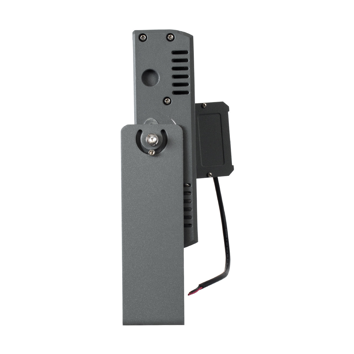GloboStar® FLOOD-ZANA 90558 Προβολέας Wall Washer για Φωτισμό Κτιρίων LED 100W 9000lm 30° DC 24V Αδιάβροχο IP65 Μ45.5 x Π28 x Υ10cm Θερμό Λευκό 2700K - Γκρι Ανθρακί - 3 Years Warranty - ledmania.gr