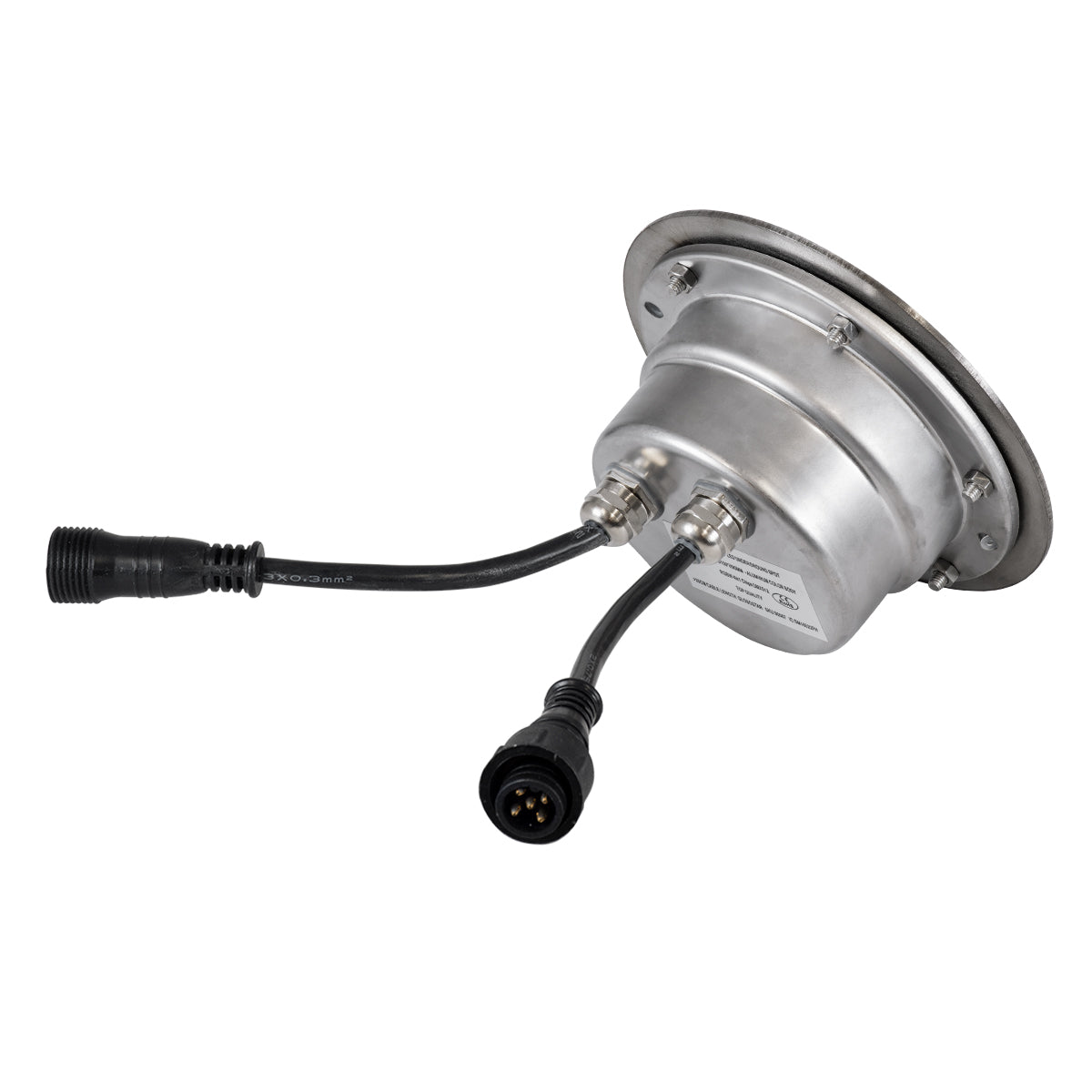 GloboStar® UNDERWATER-JULIA 90567 Υποβρύχιο Χωνευτό Φωτιστικό Σποτ Ειδικό για Σιντριβάνια LED 6W 510lm 15° DC 24V Αδιάβροχο IP68 Φ17 x Υ10.2cm RGBW DMX512 - Ανοξείδωτο Ατσάλι - 3 Years Warranty - ledmania.gr