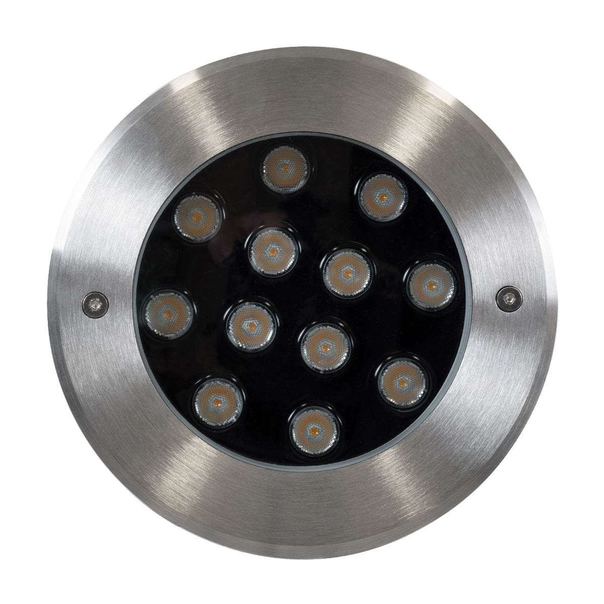 GloboStar® UNDERWATER-JULIA 90568 Υποβρύχιο Χωνευτό Φωτιστικό Σποτ Ειδικό για Σιντριβάνια LED 12W 1080lm 15° DC 24V Αδιάβροχο IP68 Φ18 x Υ11.2cm Θερμό Λευκό 2700K - Ανοξείδωτο Ατσάλι - 3 Years Warranty - ledmania.gr