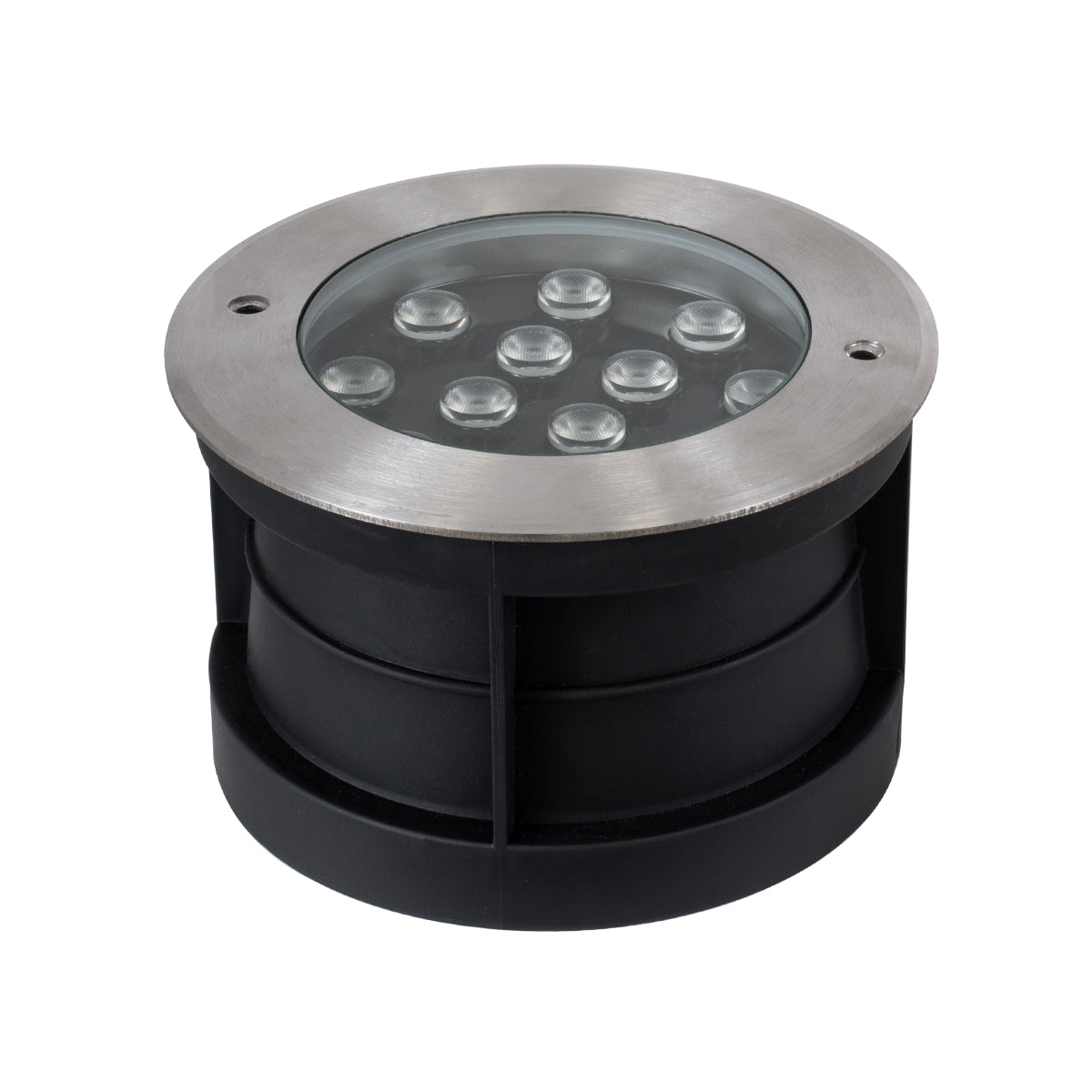 GloboStar® UNDERWATER-JULIA 90568 Υποβρύχιο Χωνευτό Φωτιστικό Σποτ Ειδικό για Σιντριβάνια LED 12W 1080lm 15° DC 24V Αδιάβροχο IP68 Φ18 x Υ11.2cm Θερμό Λευκό 2700K - Ανοξείδωτο Ατσάλι - 3 Years Warranty - ledmania.gr