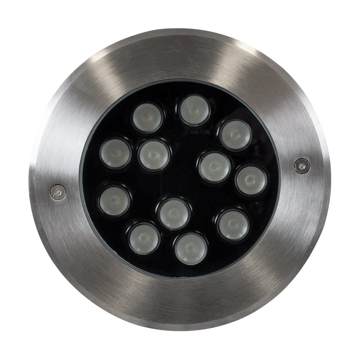 GloboStar® UNDERWATER-JULIA 90570 Υποβρύχιο Χωνευτό Φωτιστικό Σποτ Ειδικό για Σιντριβάνια LED 12W 1020lm 15° DC 24V Αδιάβροχο IP68 Φ18 x Υ11.2cm RGBW DMX512 - Ανοξείδωτο Ατσάλι - 3 Years Warranty - ledmania.gr