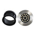 GloboStar® UNDERGROUND-SINA 90571 Χωνευτό Φωτιστικό Σποτ Δαπέδου LED 18W 1620lm 15° DC 24V Αδιάβροχο IP68 Φ20 x Υ11cm Θερμό Λευκό 2700K - Ανοξείδωτο Ατσάλι - 3 Χρόνια Εγγύηση - ledmania.gr