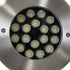 GloboStar® UNDERGROUND-SINA 90573 Χωνευτό Φωτιστικό Σποτ Δαπέδου LED 18W 1530lm 15° DC 24V Αδιάβροχο IP68 Φ20 x Υ11cm RGBW DMX512 - Ανοξείδωτο Ατσάλι - 3 Χρόνια Εγγύηση - ledmania.gr