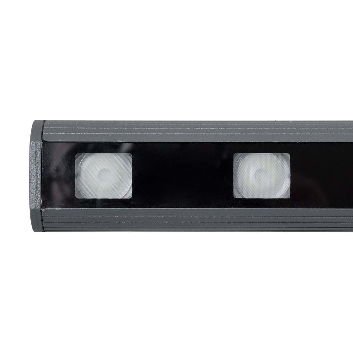 GloboStar® WASHER-PANDA 90581 Μπάρα Φωτισμού Ultra Slim Wall Washer LED 18W 1530lm 15° DC 24V Αδιάβροχο IP67 Μ100 x Π4 x Υ3.5cm RGBW DMX512 - Γκρι Ανθρακί - 3 Years Warranty - ledmania.gr