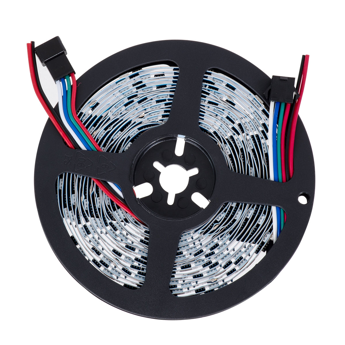 GloboStar® 90598 Digital Pixel Addressable Strip - Ψηφιακή Ταινία LED SMD 5050 9W/m 30LED/m 30PIXEL/m SPI/TTL Protocol IC TM1908 810lm/m 120° DC 12V IP20 Θερμό Λευκό 2700K - Λευκό Σώμα - Μ5000 x Π10 x Υ2mm - Συσκευασία 5 Μέτρων - ledmania.gr