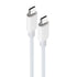 MAXLIFE MXUC-05 CABLE USB-C - USB-C 2M 20W WHITE - ledmania.gr