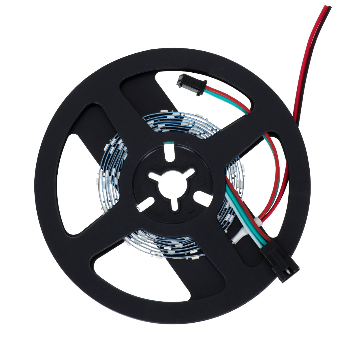 GloboStar® 90605 Digital Pixel Addressable Strip Ultra Slim - Nano Ψηφιακή Ταινία LED SMD 3535 14.4W/m 60LED/m 60PIXEL/m SPI/TTL Protocol IC WS2812/SK6812 1152lm/m 120° DC 5V IP20 RGB - Λευκό Σώμα - Μ2000 x Π4 x Υ1mm - Συσκευασία 2 Μέτρων - ledmania.gr