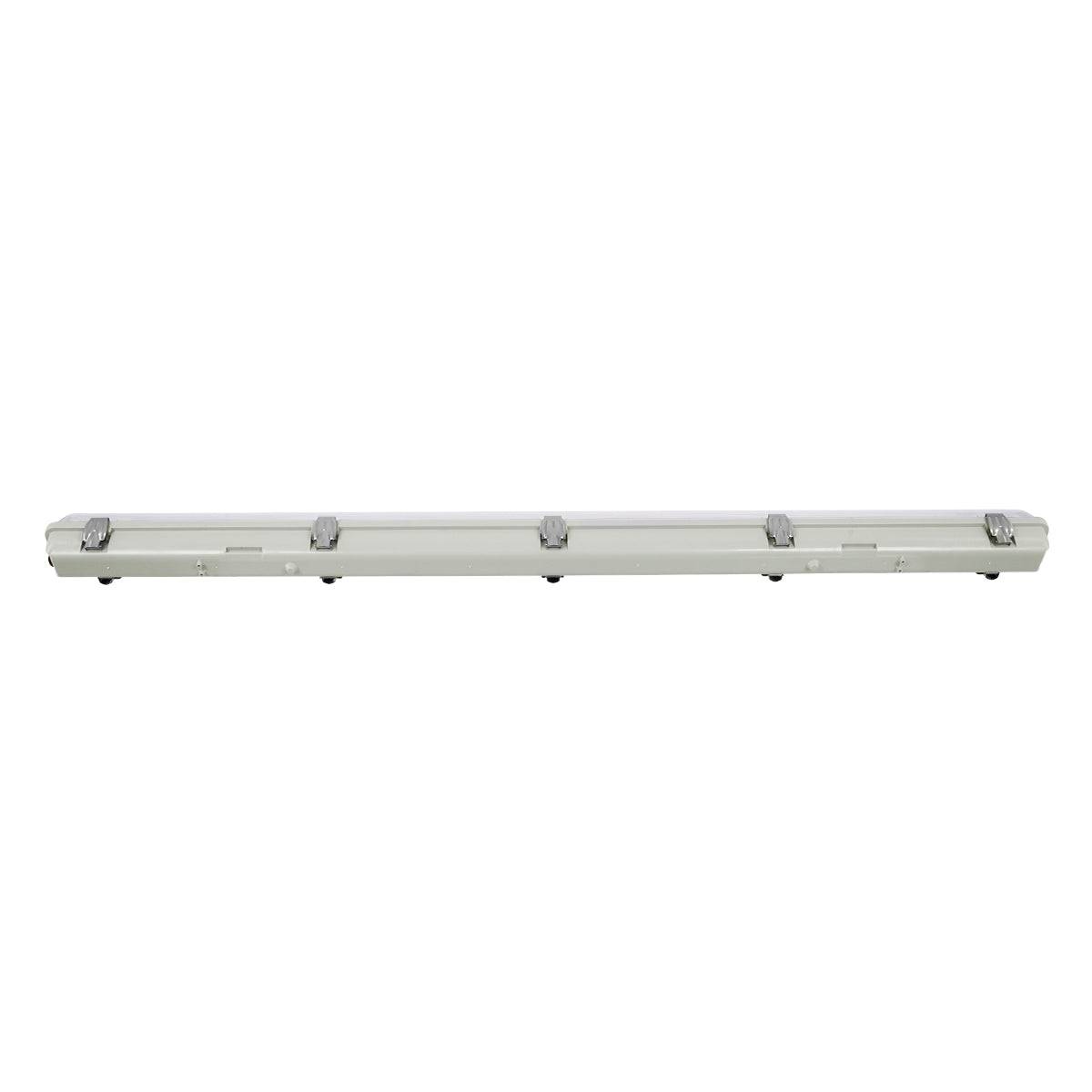 GloboStar® 90612 1 x 120cm T8 Tri-Proof Πλαστικό PC Σκαφάκι με Μεταλλικά Clips για Λάμπα Φθορίου LED Τροφοδοσίας Ενός Άκρου Αδιάβροχο IP65 - ledmania.gr
