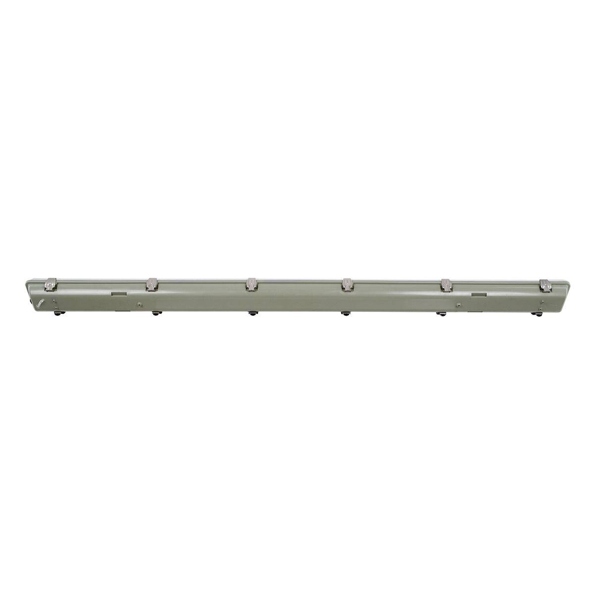 GloboStar® 90615 2 x 150cm T8 Tri-Proof Πλαστικό PC Σκαφάκι με Μεταλλικά Clips για 2 x Λάμπες Φθορίου LED Τροφοδοσίας Ενός Άκρου Αδιάβροχο IP65 - ledmania.gr