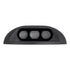 GloboStar® STEP-LUNA 90618 Επιφανειακό Φωτιστικό Σκαλοπατιού - Διαδρόμου LED 6W 600lm 10° DC 24V Αδιάβροχο IP65 Φ12 x Υ3cm Πολύχρωμο RGB DMX512 - Μαύρο - 3 Years Warranty - ledmania.gr