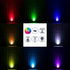 GloboStar® STEP-LUNA 90618 Επιφανειακό Φωτιστικό Σκαλοπατιού - Διαδρόμου LED 6W 600lm 10° DC 24V Αδιάβροχο IP65 Φ12 x Υ3cm Πολύχρωμο RGB DMX512 - Μαύρο - 3 Years Warranty - ledmania.gr