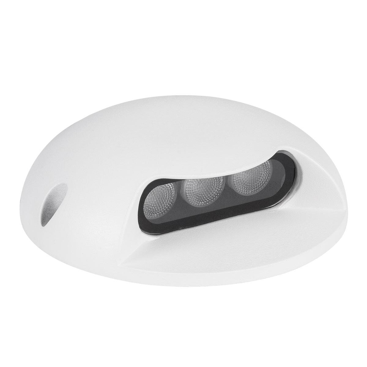 STEP-LUNA 90620 Επιφανειακό Φωτιστικό Σκαλοπατιού-Διαδρόμου LED 3W 345lm 10° DC 24V Αδιάβροχο IP65 Φυσικό Λευκό 4500K-Λευκό - ledmania.gr