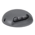 GloboStar® STEP-LUNA 90624 Επιφανειακό Φωτιστικό Σκαλοπατιού - Διαδρόμου LED 6W 600lm 10° DC 24V Αδιάβροχο IP65 Φ12 x Υ3cm Πολύχρωμο RGB DMX512 - Γκρι Ανθρακί - 3 Years Warranty - ledmania.gr