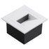 GloboStar® STEP-MINA 90626 Χωνευτό Φωτιστικό Σκαλοπατιού - Διαδρόμου LED 3W 330lm 30° DC 24V Αδιάβροχο IP65 Μ8.3 x Π8.3 x Υ5cm Θερμό Λευκό 2700K - Λευκό - 3 Years Warranty - ledmania.gr
