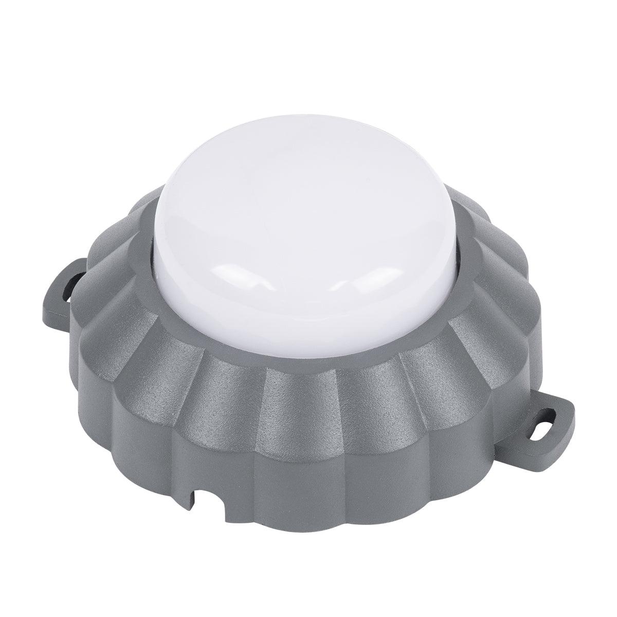 WALLLIGHT-MONA 90628 Φωτιστικό Τοίχου-Απλίκα Point Light LED 6W 660lm 360° DC 24V Αδιάβροχο IP65 Θερμό Λευκό 3000K-Γκρι Ανθρακί - ledmania.gr