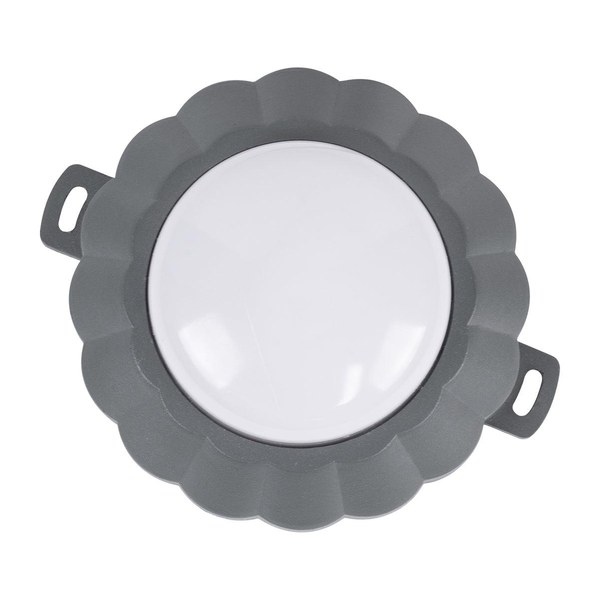 WALLLIGHT-MONA 90628 Φωτιστικό Τοίχου-Απλίκα Point Light LED 6W 660lm 360° DC 24V Αδιάβροχο IP65 Θερμό Λευκό 3000K-Γκρι Ανθρακί - ledmania.gr