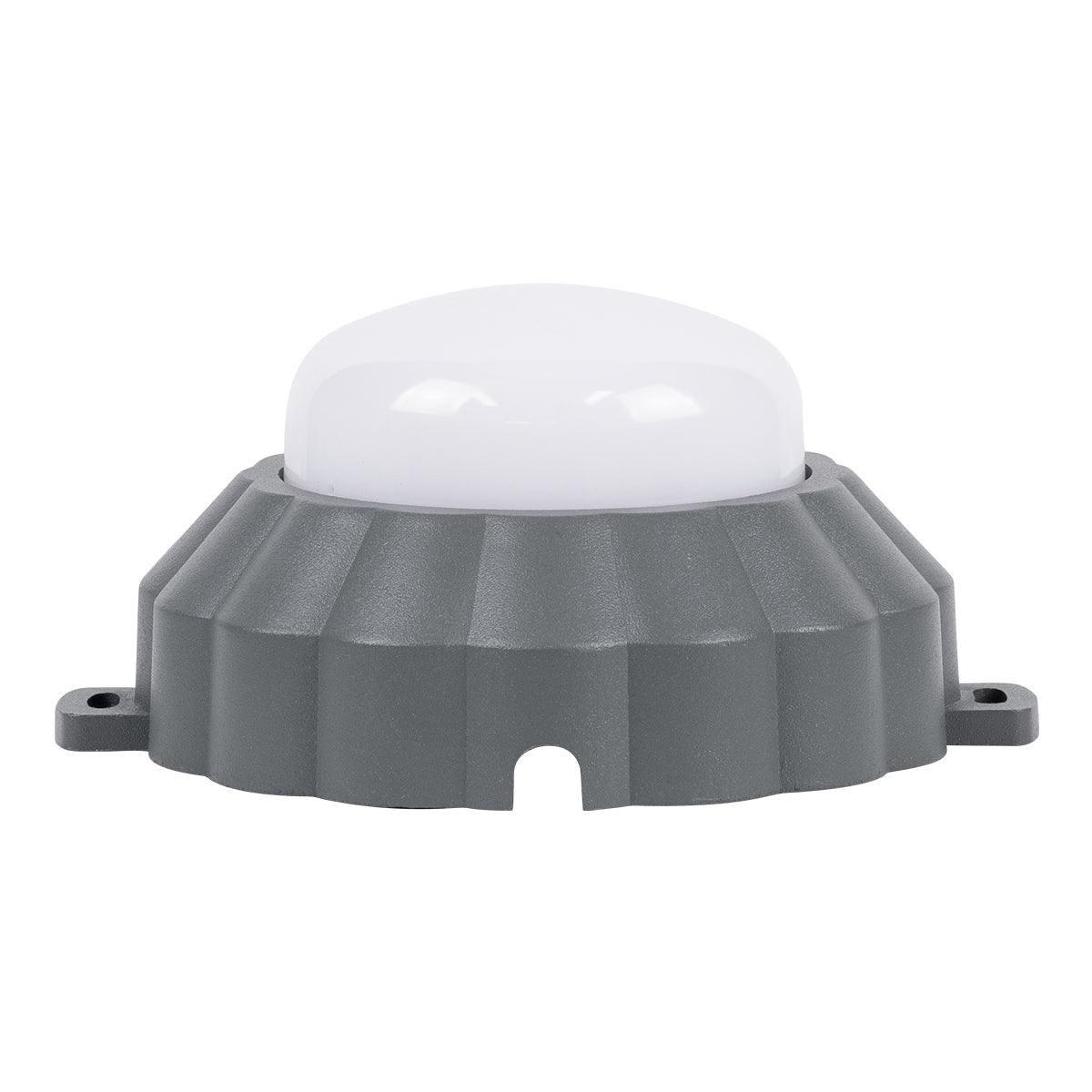WALLLIGHT-MONA 90628 Φωτιστικό Τοίχου-Απλίκα Point Light LED 6W 660lm 360° DC 24V Αδιάβροχο IP65 Θερμό Λευκό 3000K-Γκρι Ανθρακί - ledmania.gr