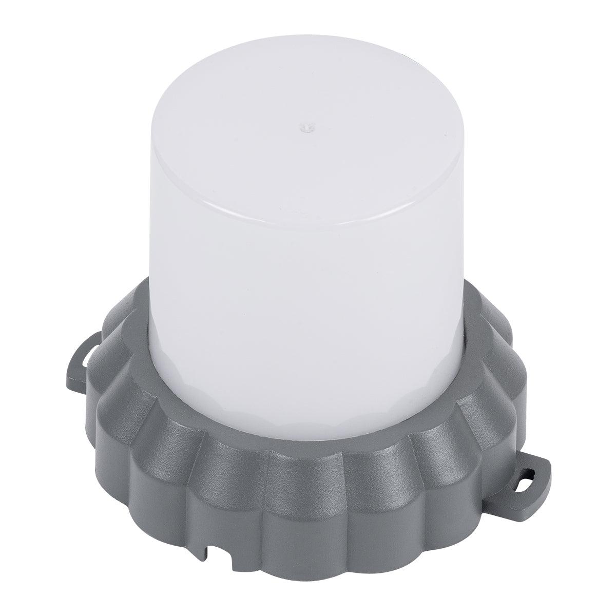 WALLLIGHT-MONA 90629 Φωτιστικό Τοίχου-Απλίκα Point Light LED 12W 1320lm 360° DC 24V Αδιάβροχο IP65 Θερμό Λευκό 3000K-Γκρι Ανθρακί - ledmania.gr