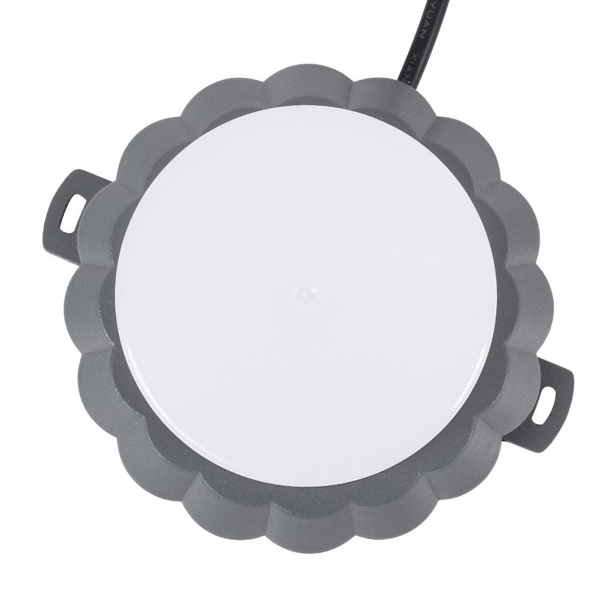 WALLLIGHT-MONA 90629 Φωτιστικό Τοίχου-Απλίκα Point Light LED 12W 1320lm 360° DC 24V Αδιάβροχο IP65 Θερμό Λευκό 3000K-Γκρι Ανθρακί - ledmania.gr