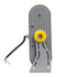 GloboStar® FLOOD-HENA 90638 Προβολέας Wall Washer για Φωτισμό Κτιρίων LED 24W 2640lm 30° AC 220-240V Αδιάβροχο IP65 Μ22.5 x Π6 x Υ16.5cm Θερμό Λευκό 3000K - Ασημί - 3 Years Warranty - ledmania.gr