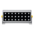 GloboStar® FLOOD-HENA 90643 Προβολέας Wall Washer για Φωτισμό Κτιρίων LED 48W 4800lm 30° DC 24V Αδιάβροχο IP65 Μ39 x Π6 x Υ17cm Πολύχρωμο RGB DMX512 - Ασημί - 3 Years Warranty - ledmania.gr