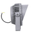 GloboStar® FLOOD-MENA 90646 Προβολέας Wall Washer για Φωτισμό Κτιρίων LED 48W 5280lm 30° DC 24V Αδιάβροχο IP65 Φ25 x Υ18cm Θερμό Λευκό 3000K - Ασημί - 3 Years Warranty - ledmania.gr