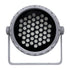 GloboStar® FLOOD-MENA 90646 Προβολέας Wall Washer για Φωτισμό Κτιρίων LED 48W 5280lm 30° DC 24V Αδιάβροχο IP65 Φ25 x Υ18cm Θερμό Λευκό 3000K - Ασημί - 3 Years Warranty - ledmania.gr