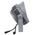 GloboStar® FLOOD-MENA 90648 Προβολέας Wall Washer για Φωτισμό Κτιρίων LED 36W 3780lm 30° DC 24V Αδιάβροχο IP65 Φ23 x Υ18cm Πολύχρωμο RGBW DMX512 - Ασημί - 3 Years Warranty - ledmania.gr