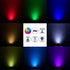 GloboStar® FLOOD-MENA 90648 Προβολέας Wall Washer για Φωτισμό Κτιρίων LED 36W 3780lm 30° DC 24V Αδιάβροχο IP65 Φ23 x Υ18cm Πολύχρωμο RGBW DMX512 - Ασημί - 3 Years Warranty - ledmania.gr