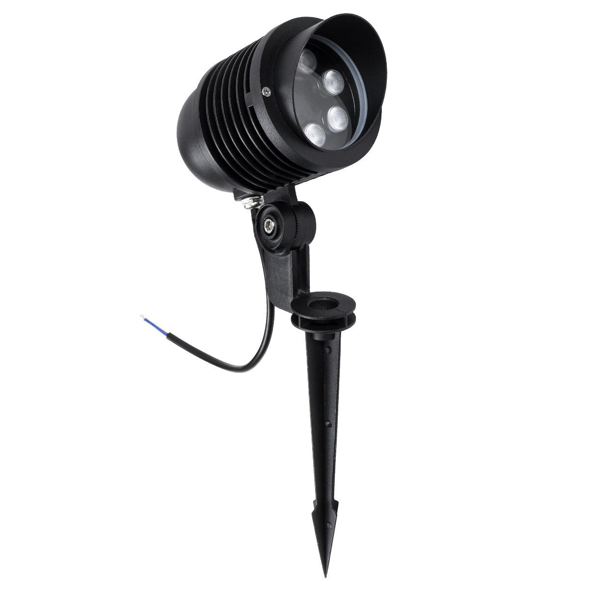 GloboStar® TREELIGHT-LINA 90655 Σποτ Φωτισμού Wall Washer Ειδικό για Φυτά - Δέντρα με Βάση Κήπου / Καρφωτό LED 6W 600lm 30° DC 24V Αδιάβροχο IP65 Μ10.5 x Π18 x Υ40cm Μπλε - Μαύρο - 3 Years Warranty - ledmania.gr