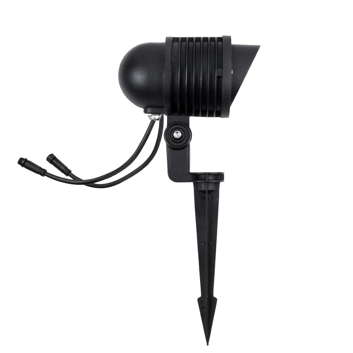 GloboStar® TREELIGHT-LINA 90657 Σποτ Φωτισμού Wall Washer Ειδικό για Φυτά - Δέντρα με Βάση Κήπου / Καρφωτό LED 6W 630lm 30° DC 24V Αδιάβροχο IP65 Μ10.5 x Π18 x Υ40cm Πολύχρωμο RGBW DMX512 - Μαύρο - 3 Years Warranty - ledmania.gr