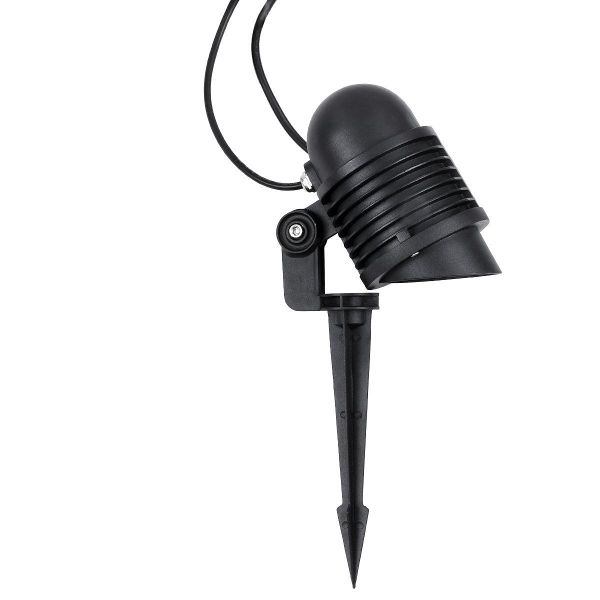 GloboStar® TREELIGHT-LINA 90657 Σποτ Φωτισμού Wall Washer Ειδικό για Φυτά - Δέντρα με Βάση Κήπου / Καρφωτό LED 6W 630lm 30° DC 24V Αδιάβροχο IP65 Μ10.5 x Π18 x Υ40cm Πολύχρωμο RGBW DMX512 - Μαύρο - 3 Years Warranty - ledmania.gr