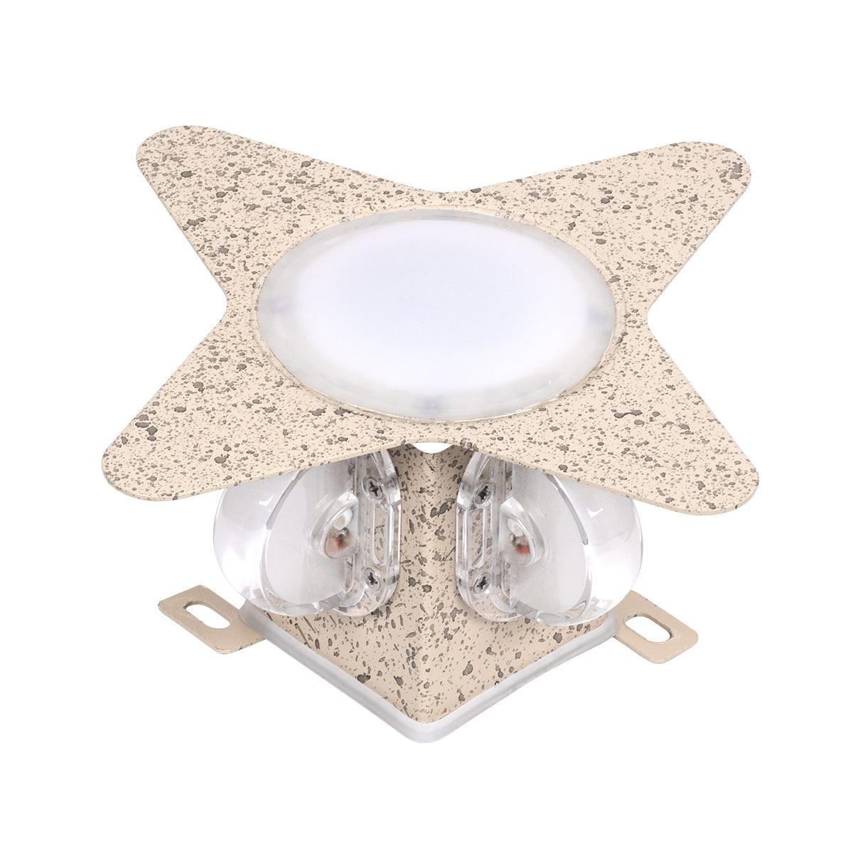 WALLLIGHT-CINA 90659 Φωτιστικό Τοίχου-Απλίκα LED 10W 1000lm 10° AC 220-240V Αδιάβροχο IP65 με Αυτόματα Προγράμματα Εναλλαγής Χρωμάτων Πολύχρωμο RGB-Μπεζ της Άμμου - ledmania.gr