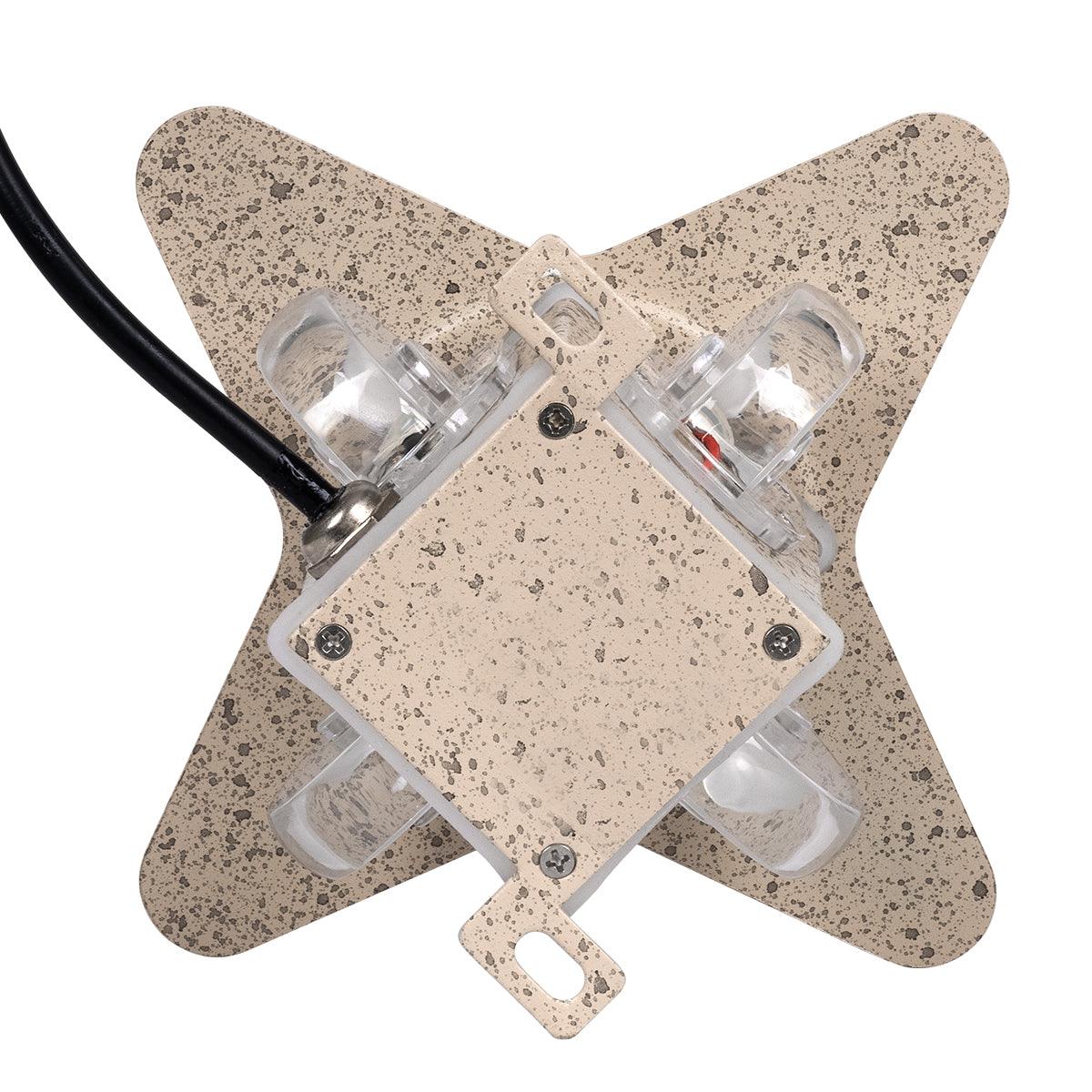WALLLIGHT-CINA 90659 Φωτιστικό Τοίχου-Απλίκα LED 10W 1000lm 10° AC 220-240V Αδιάβροχο IP65 με Αυτόματα Προγράμματα Εναλλαγής Χρωμάτων Πολύχρωμο RGB-Μπεζ της Άμμου - ledmania.gr