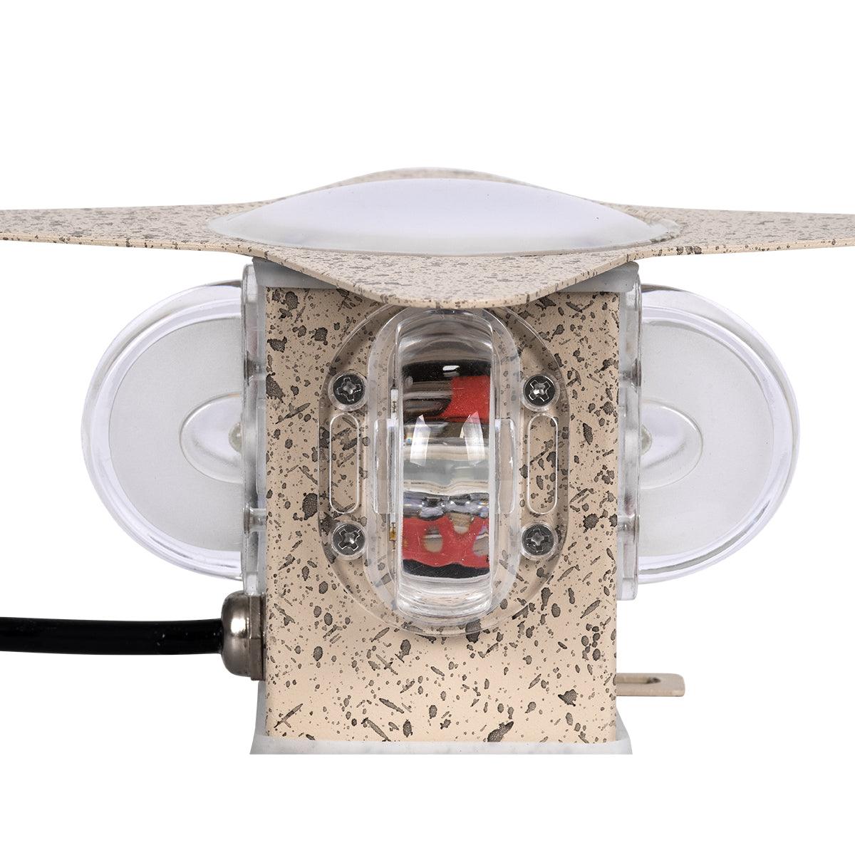 WALLLIGHT-CINA 90659 Φωτιστικό Τοίχου-Απλίκα LED 10W 1000lm 10° AC 220-240V Αδιάβροχο IP65 με Αυτόματα Προγράμματα Εναλλαγής Χρωμάτων Πολύχρωμο RGB-Μπεζ της Άμμου - ledmania.gr