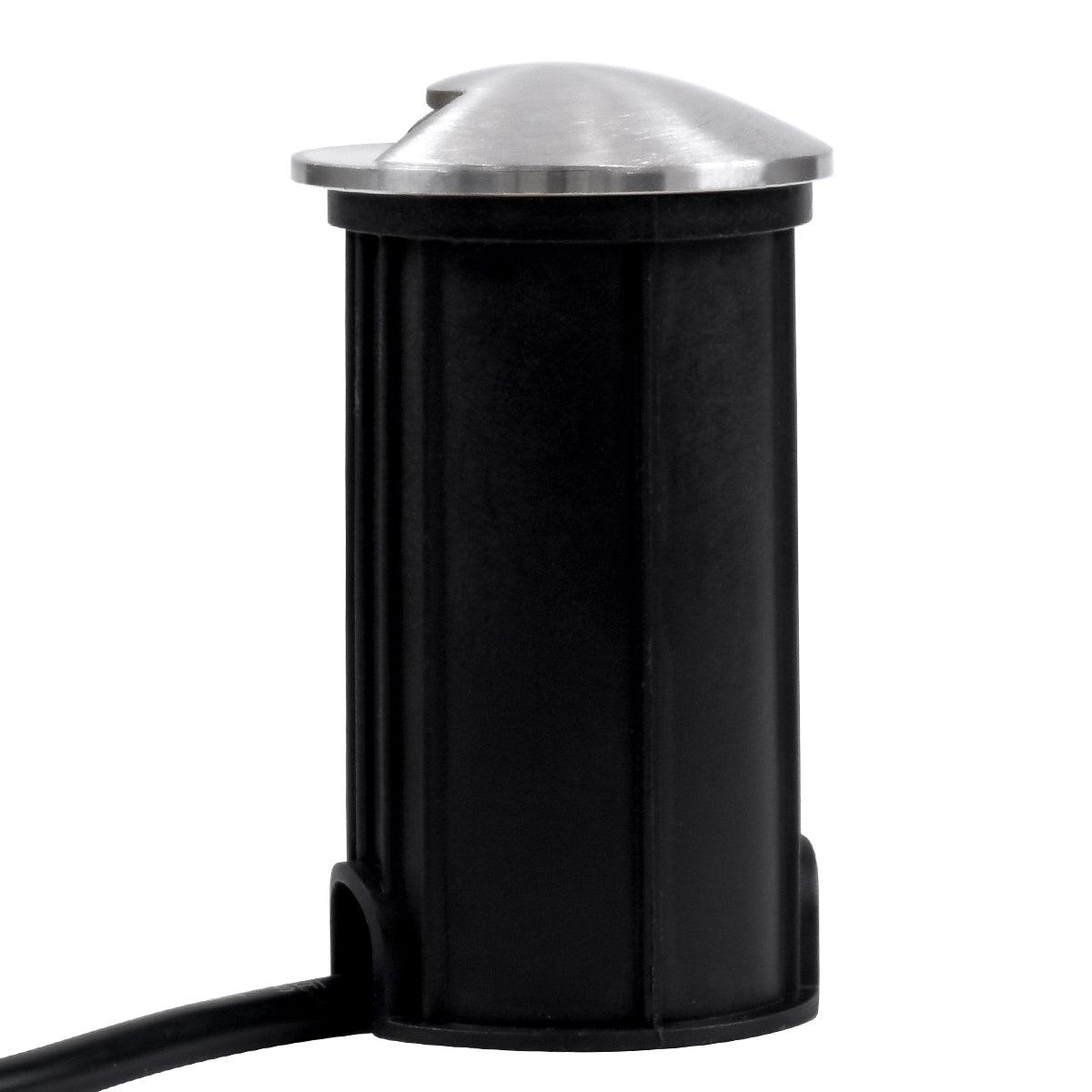 GloboStar® UNDERGROUND-RENA 90661 Χωνευτό Φωτιστικό Σποτ Δαπέδου One Sided LED 1W 115lm 30° DC 24V Αδιάβροχο IP68 Φ5 x Υ9cm Φυσικό Λευκό 4500K - Ανοξείδωτο Ατσάλι - 3 Years Warranty - ledmania.gr