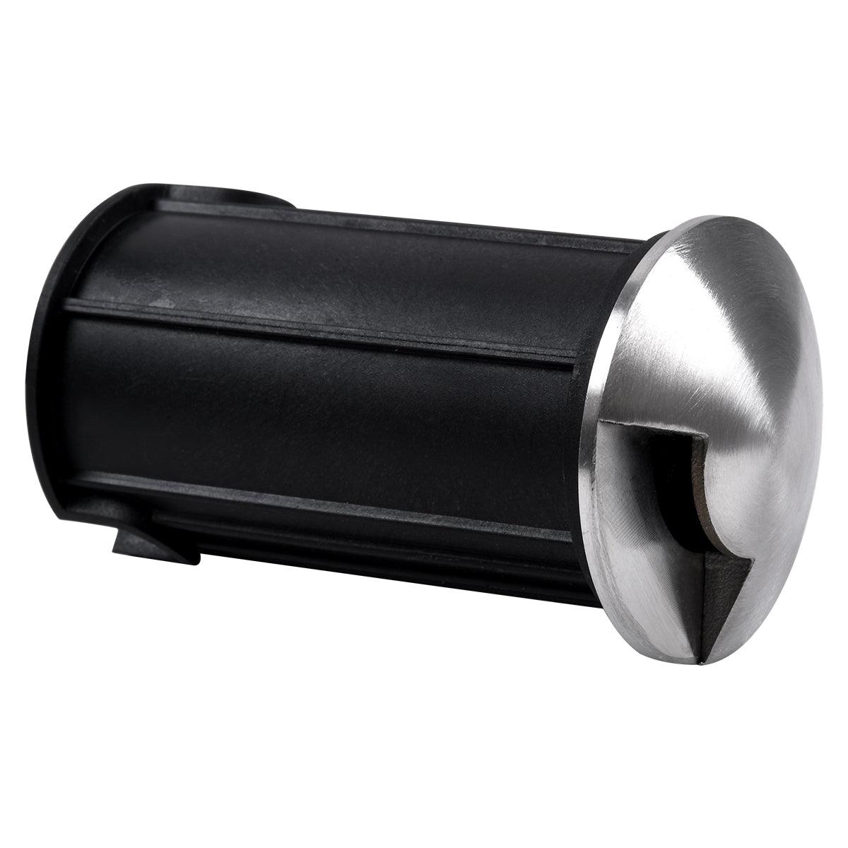 GloboStar® UNDERGROUND-RENA 90661 Χωνευτό Φωτιστικό Σποτ Δαπέδου One Sided LED 1W 115lm 30° DC 24V Αδιάβροχο IP68 Φ5 x Υ9cm Φυσικό Λευκό 4500K - Ανοξείδωτο Ατσάλι - 3 Years Warranty - ledmania.gr