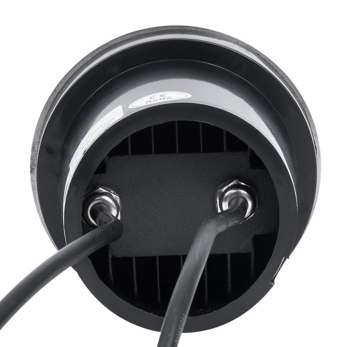 GloboStar® UNDERGROUND-TINA 90669 Χωνευτό Φωτιστικό Σποτ Δαπέδου LED 12W 1260lm 30° DC 24V Αδιάβροχο IP65 Φ12 x Υ9cm Πολύχρωμο RGBW DMX512 - Ανοξείδωτο Ατσάλι - 3 Years Warranty - ledmania.gr