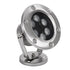 GloboStar® UNDERWATER-DINA 90677 Υποβρύχιο Φωτιστικό Σποτ Ειδικό για Σιντριβάνια LED 9W 945lm 30° DC 24V Αδιάβροχο IP68 Φ12 x Υ14cm Πολύχρωμο RGBW DMX512 - Ανοξείδωτο Ατσάλι - 3 Years Warranty - ledmania.gr