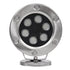 GloboStar® UNDERWATER-DINA 90677 Υποβρύχιο Φωτιστικό Σποτ Ειδικό για Σιντριβάνια LED 9W 945lm 30° DC 24V Αδιάβροχο IP68 Φ12 x Υ14cm Πολύχρωμο RGBW DMX512 - Ανοξείδωτο Ατσάλι - 3 Years Warranty - ledmania.gr