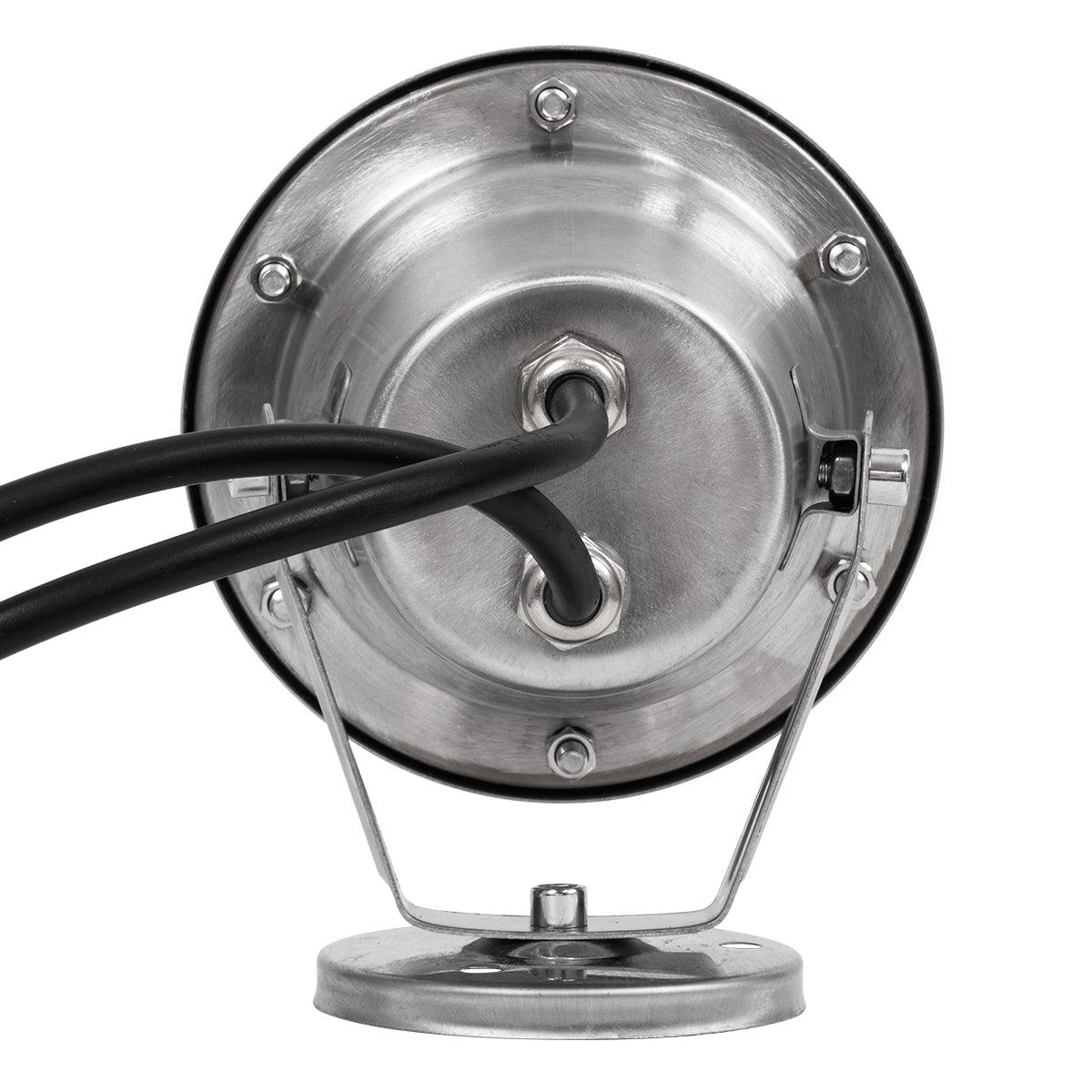 GloboStar® UNDERWATER-DINA 90677 Υποβρύχιο Φωτιστικό Σποτ Ειδικό για Σιντριβάνια LED 9W 945lm 30° DC 24V Αδιάβροχο IP68 Φ12 x Υ14cm Πολύχρωμο RGBW DMX512 - Ανοξείδωτο Ατσάλι - 3 Years Warranty - ledmania.gr