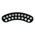 GloboStar® TREELIGHT-KINA 90685 Κυρτή Μπάρα Φωτισμού Wall Washer Ειδική για Φυτά - Δέντρα LED 18W 2070lm 30° DC 24V Αδιάβροχο IP65 Μ25 x Π6.5 x Υ6cm Φυσικό Λευκό 4500K - Γκρι Ανθρακί - 3 Years Warranty - ledmania.gr