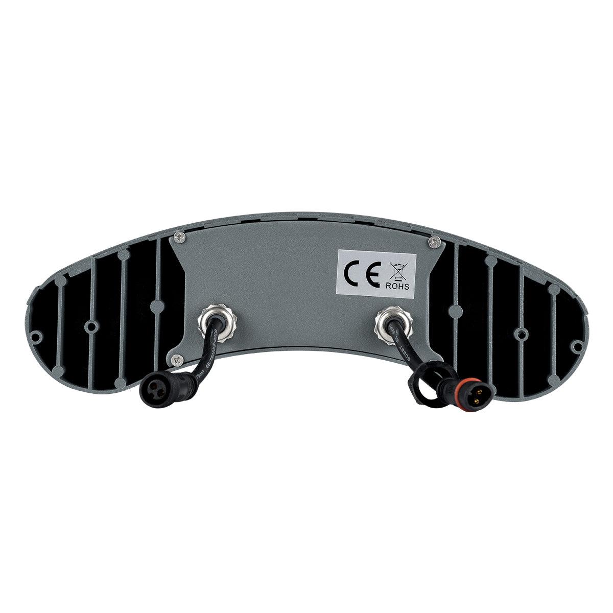 GloboStar® TREELIGHT-KINA 90685 Κυρτή Μπάρα Φωτισμού Wall Washer Ειδική για Φυτά - Δέντρα LED 18W 2070lm 30° DC 24V Αδιάβροχο IP65 Μ25 x Π6.5 x Υ6cm Φυσικό Λευκό 4500K - Γκρι Ανθρακί - 3 Years Warranty - ledmania.gr