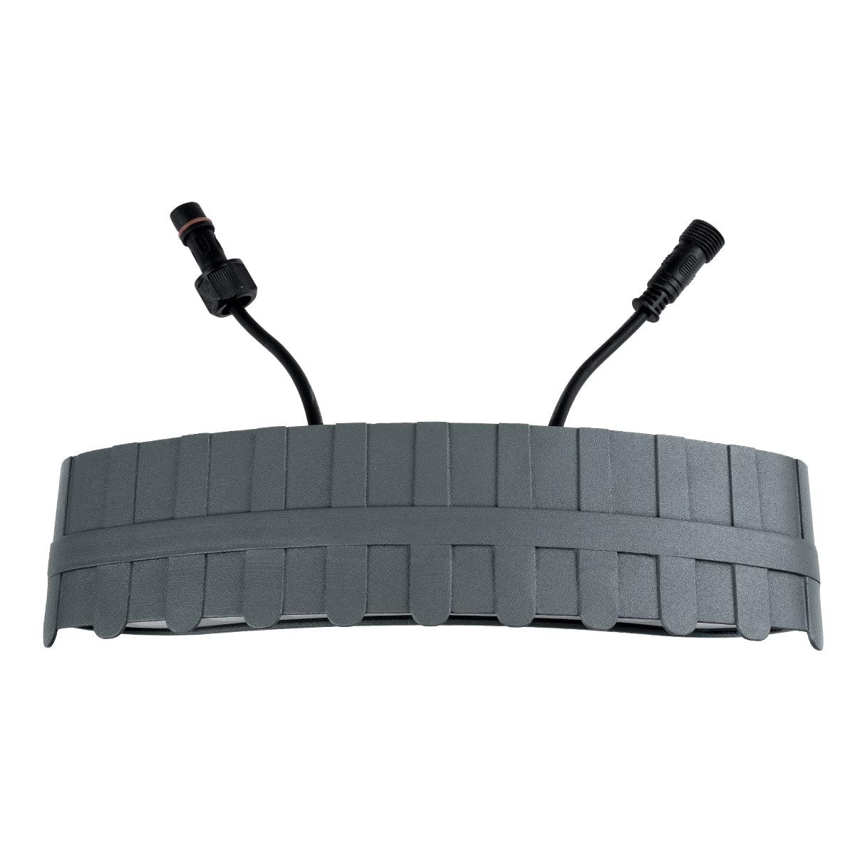 GloboStar® TREELIGHT-KINA 90685 Κυρτή Μπάρα Φωτισμού Wall Washer Ειδική για Φυτά - Δέντρα LED 18W 2070lm 30° DC 24V Αδιάβροχο IP65 Μ25 x Π6.5 x Υ6cm Φυσικό Λευκό 4500K - Γκρι Ανθρακί - 3 Years Warranty - ledmania.gr