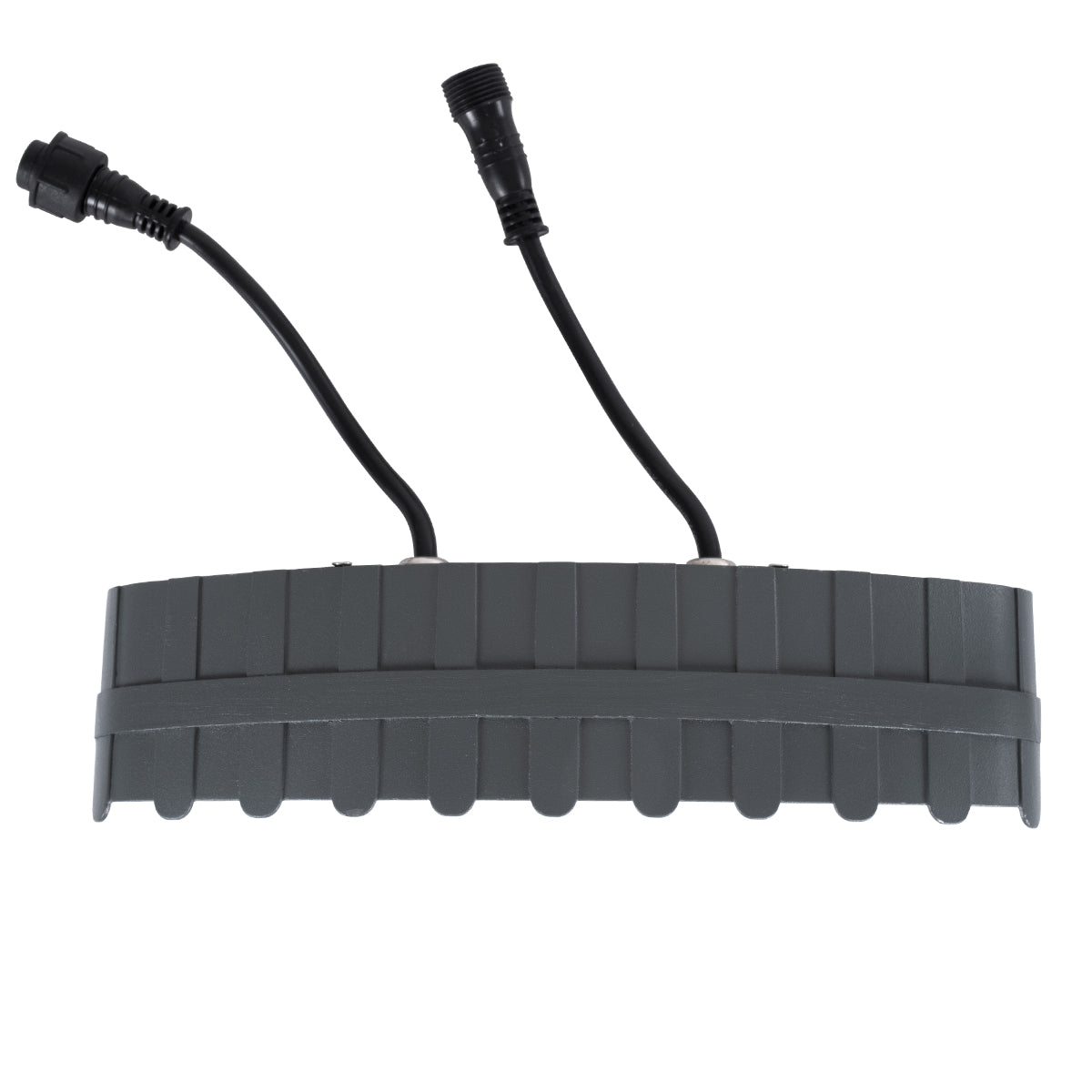 GloboStar® TREELIGHT-KINA 90686 Κυρτή Μπάρα Φωτισμού Wall Washer με Αντιθαμβωτική Γρίλια Ειδική για Φυτά - Δέντρα LED 18W 1530lm 15° DC 24V Αδιάβροχο IP67 L24.5 x W7 x H8cm RGBW DMX512 - Γκρι Ανθρακί - 3 Years Warranty - ledmania.gr