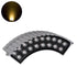 GloboStar® TREELIGHT-JINA 90690 Κυρτή Μπάρα Φωτισμού Wall Washer με Αντιθαμβωτική Γρίλια Ειδική για Φυτά - Δέντρα LED 18W 1620lm 10° DC 24V Αδιάβροχο IP67 L29 x W11 x H10.5cm Θερμό Λευκό 3000K - Λευκό - ledmania.gr