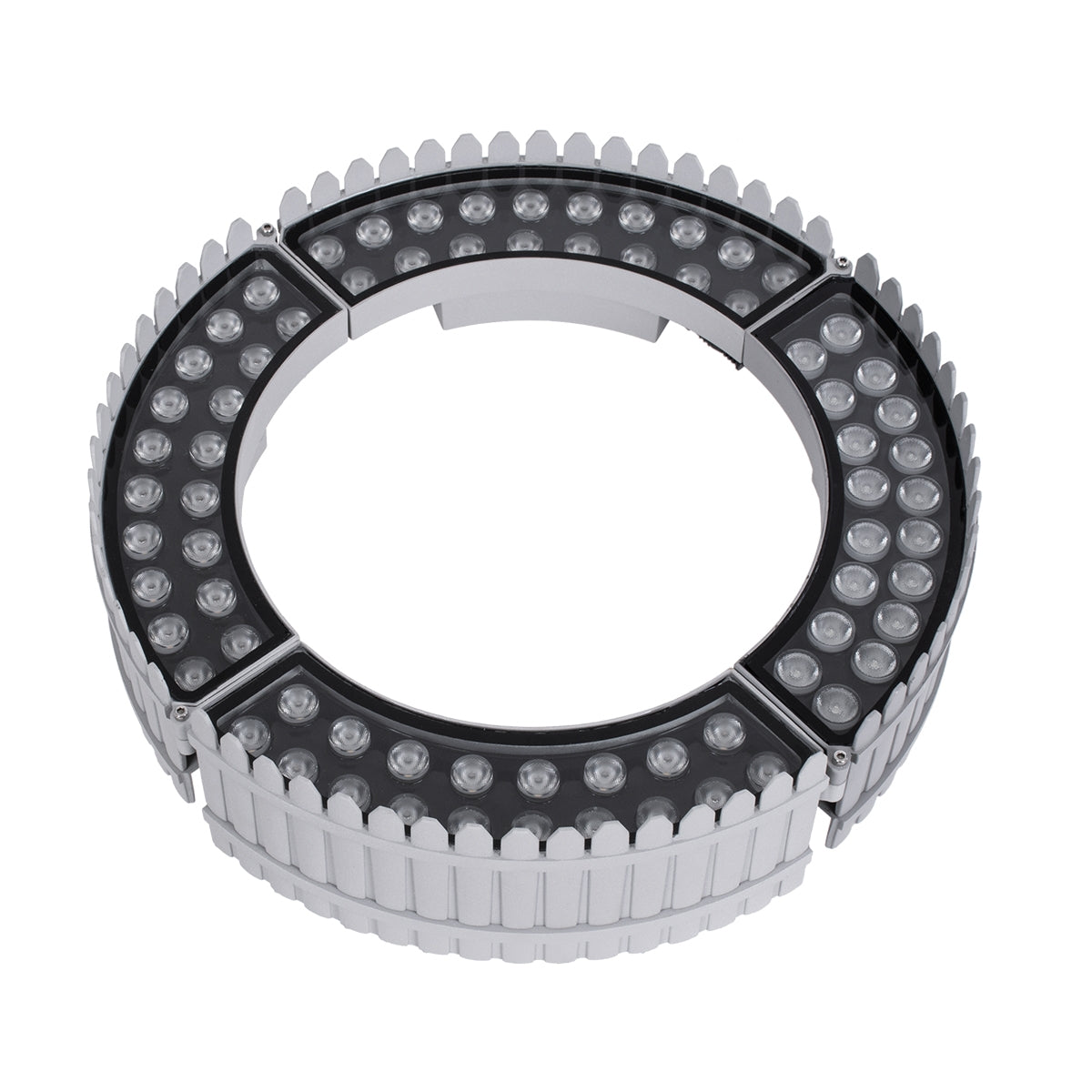 GloboStar® TREELIGHT-JINA 90690 Κυρτή Μπάρα Φωτισμού Wall Washer με Αντιθαμβωτική Γρίλια Ειδική για Φυτά - Δέντρα LED 18W 1620lm 10° DC 24V Αδιάβροχο IP67 L29 x W11 x H10.5cm Θερμό Λευκό 3000K - Λευκό - ledmania.gr