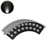 GloboStar® TREELIGHT-JINA 90691 Κυρτή Μπάρα Φωτισμού Wall Washer με Αντιθαμβωτική Γρίλια Ειδική για Φυτά - Δέντρα LED 18W 1710lm 10° DC 24V Αδιάβροχο IP67 L29 x W11 x H10.5cm Φυσικό Λευκό 4500K - Λευκό - ledmania.gr
