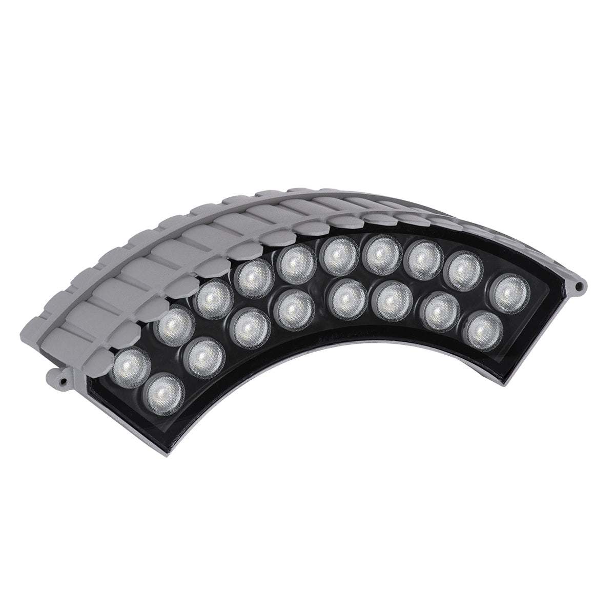 GloboStar® TREELIGHT-JINA 90692 Κυρτή Μπάρα Φωτισμού Wall Washer με Αντιθαμβωτική Γρίλια Ειδική για Φυτά - Δέντρα LED 18W 1530lm 10° DC 24V Αδιάβροχο IP67 L29 x W11 x H10.5cm RGBW DMX512 - Λευκό - 3 Years Warranty - ledmania.gr